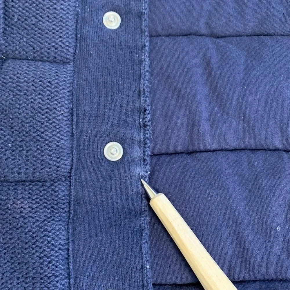 Janie and Jack Navy Blue Cable Knit Puffer Vest‎ Preppy Holiday Boys Youth 5-6